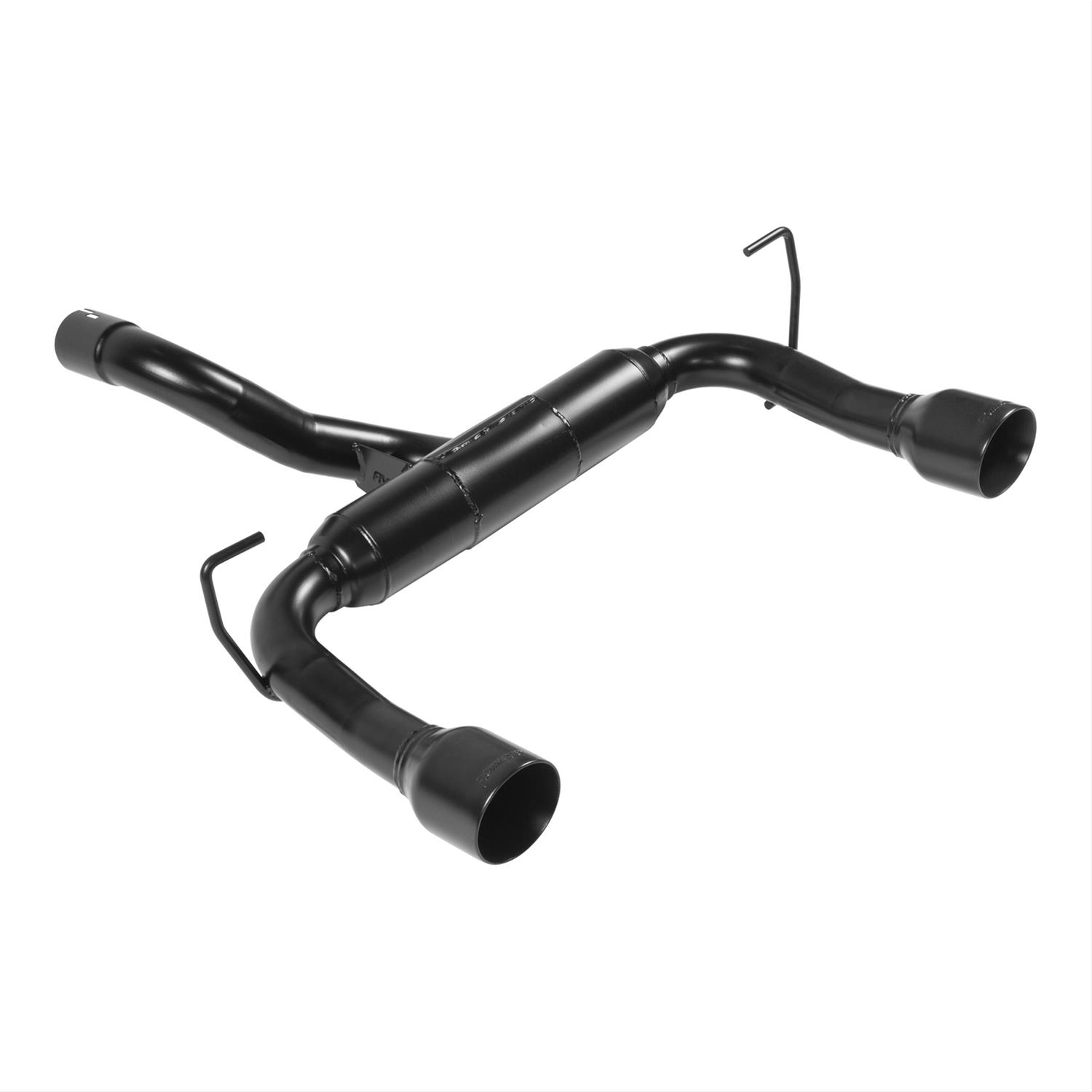 Flowmaster Outlaw Series Exhaust Systems 817803 System, Outlaw, Axle-back, Stainless Steel, Black Ceramic coated Muffler/Tip, DOR, Mod/Aggressive Sound, Jeep Wrangler JL, Kit thumbnail 3