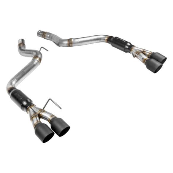 Flowmaster Outlaw Series Exhaust Systems for 2018-2023 MUSTANG - 817806 System, Series, Rear Axle-Back, 409 Stainless Steel, Natural/Black, 3 in. Diameter, Black Ceramic Coated Tip, Ford, Kit thumbnail 3