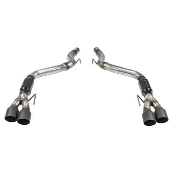 Flowmaster Outlaw Series Exhaust Systems for 2018-2023 MUSTANG - 817806 System, Series, Rear Axle-Back, 409 Stainless Steel, Natural/Black, 3 in. Diameter, Black Ceramic Coated Tip, Ford, Kit thumbnail 4
