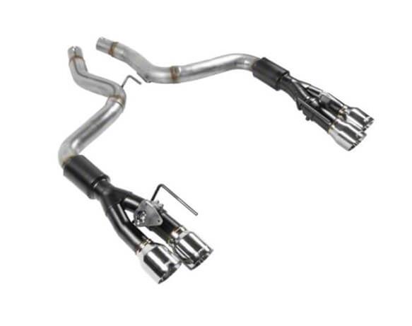 Flowmaster Outlaw Series Exhaust Systems 817825 System, Series, Rear Axle-Back, 409 Stainless Steel, Natural/Black, 3 in. Diameter, Polished Tip, Ford, Kit thumbnail 4