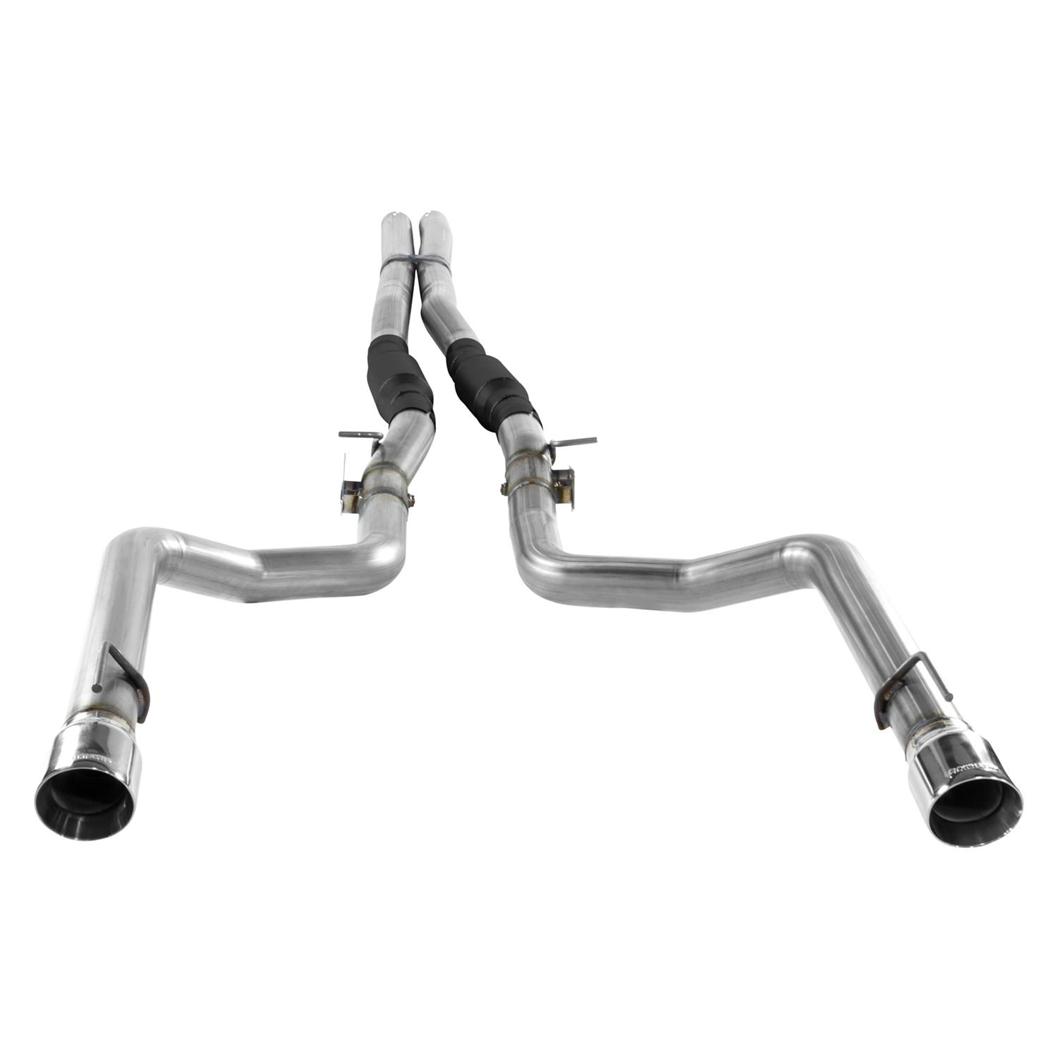 Flowmaster Outlaw Series Exhaust Systems 817845 System, Series, Cat-back, Stainless Steel, Natural, Split Rear Exit, Dodge, Kit