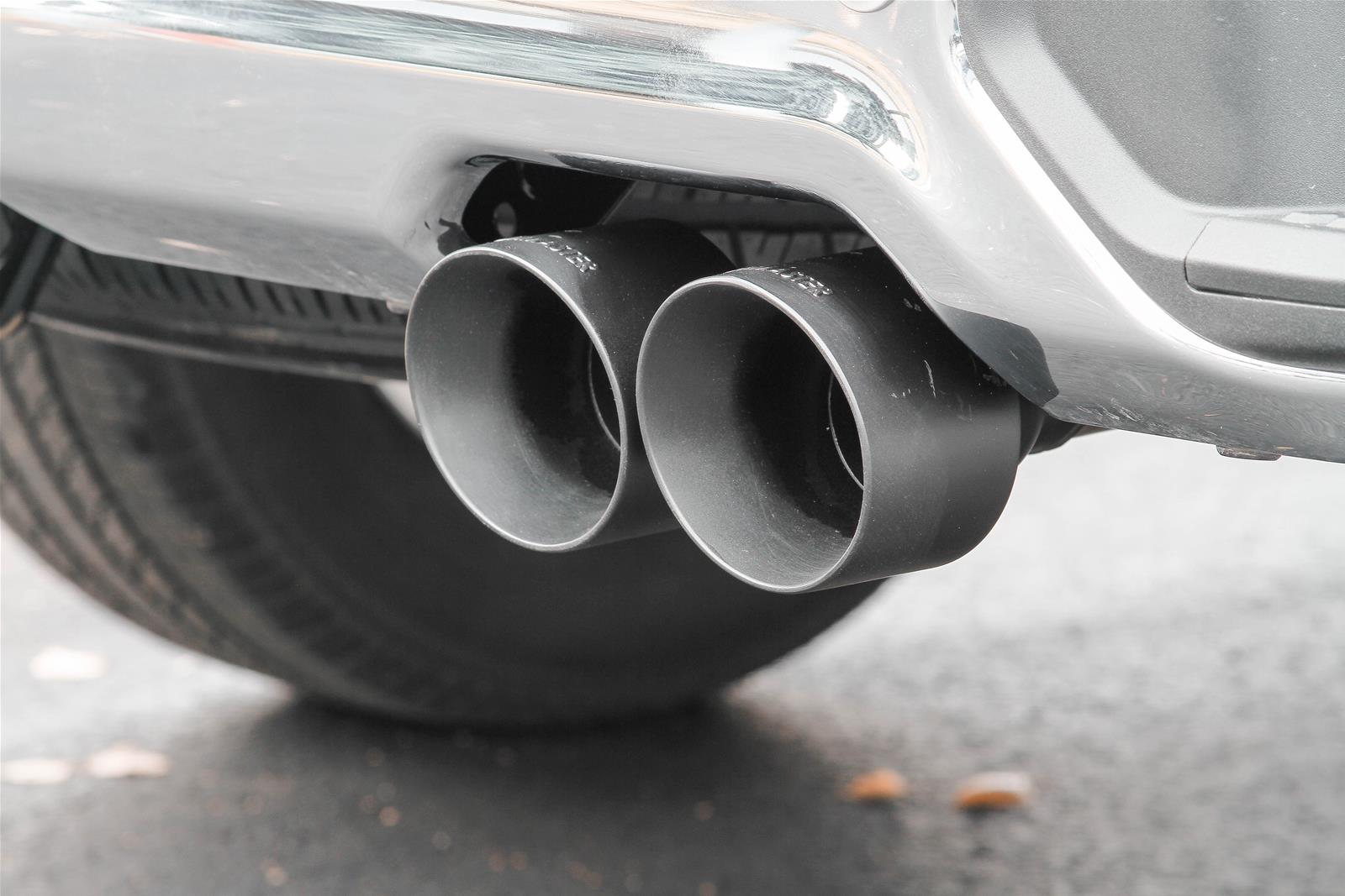 Flowmaster American Thunder Exhaust Systems 817891 Exhaust, Thunder, Cat-Back, Stainless Steel, Chevrolet, GMC 1500, 6.2L, Black Quad Tips, Each thumbnail 2