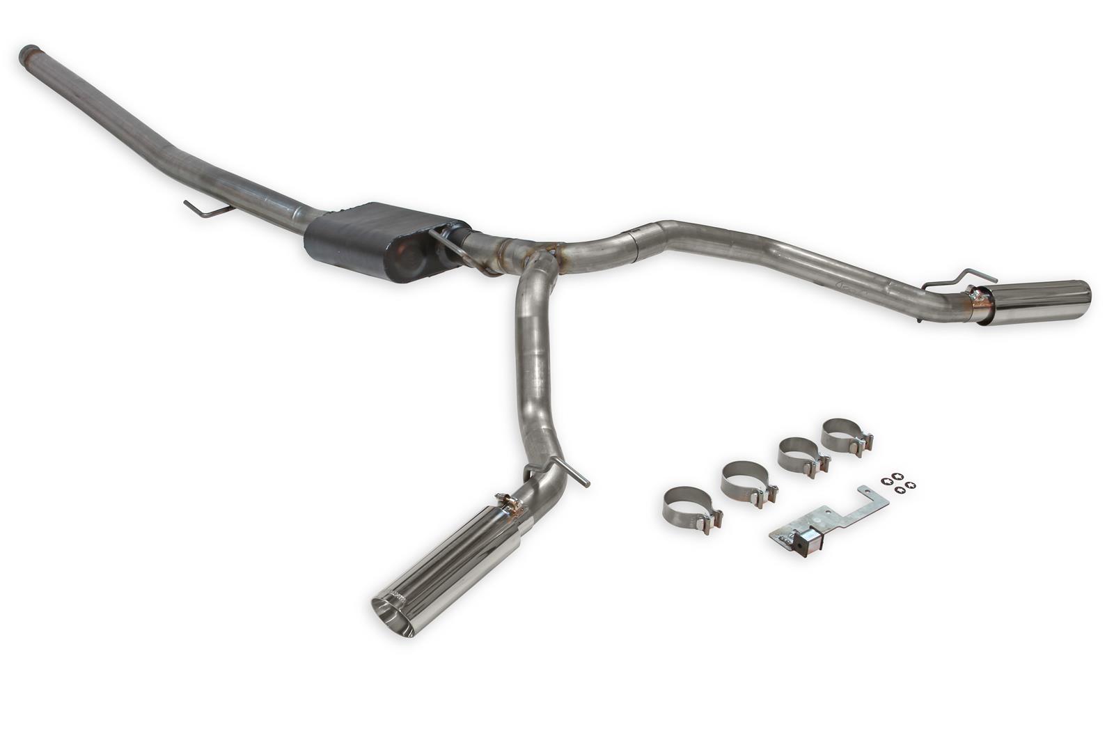 Flowmaster American Thunder Exhaust Systems for 2020-2025 GLADIATOR - 817913 System, Thunder, Cat-Back, Super 44 Muffler, Single-In/Dual-Out, 3.5 in. Polished Tips, Jeep, Gladiator, Kit thumbnail 4