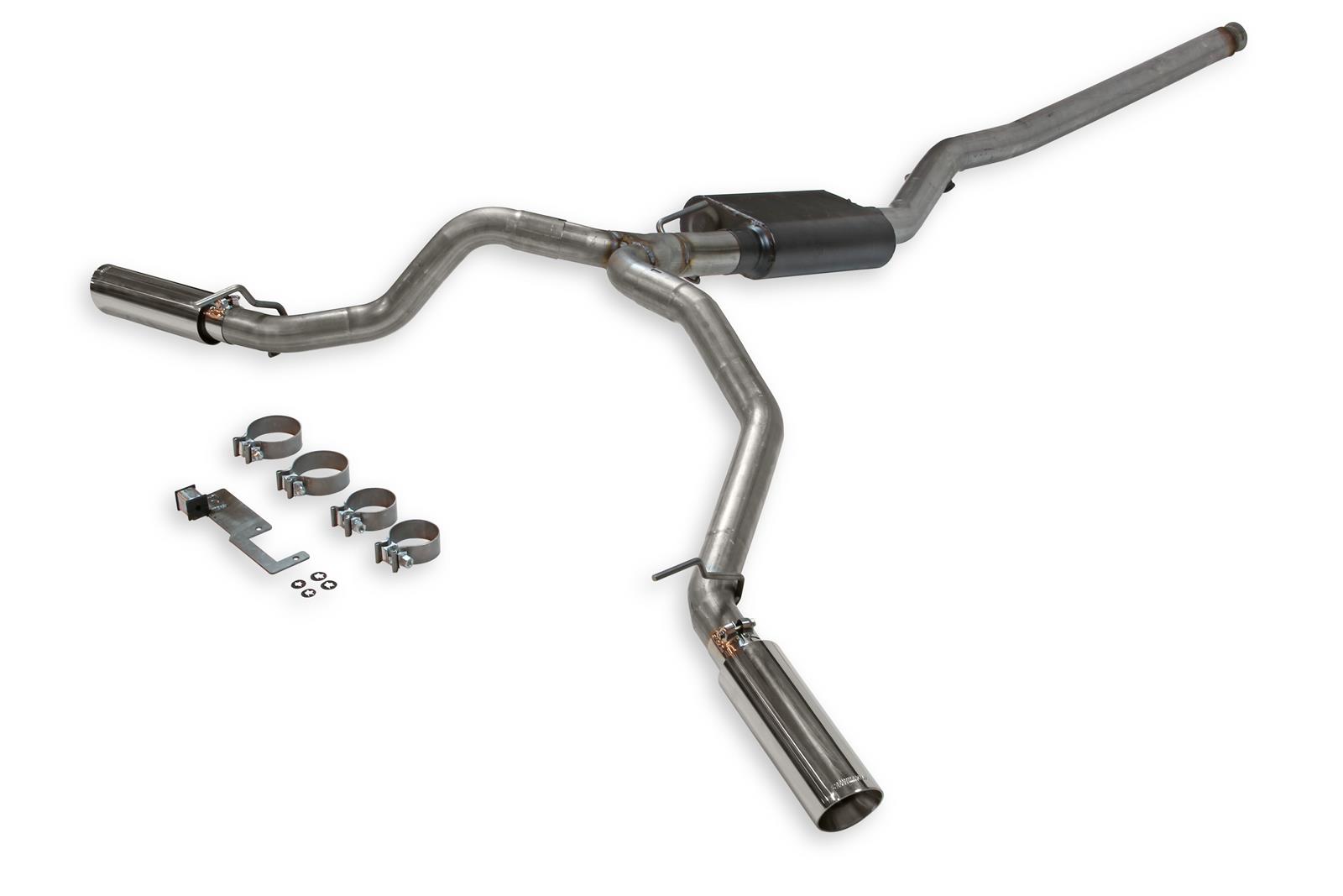 Flowmaster American Thunder Exhaust Systems for 2020-2025 GLADIATOR - 817913 System, Thunder, Cat-Back, Super 44 Muffler, Single-In/Dual-Out, 3.5 in. Polished Tips, Jeep, Gladiator, Kit thumbnail 5