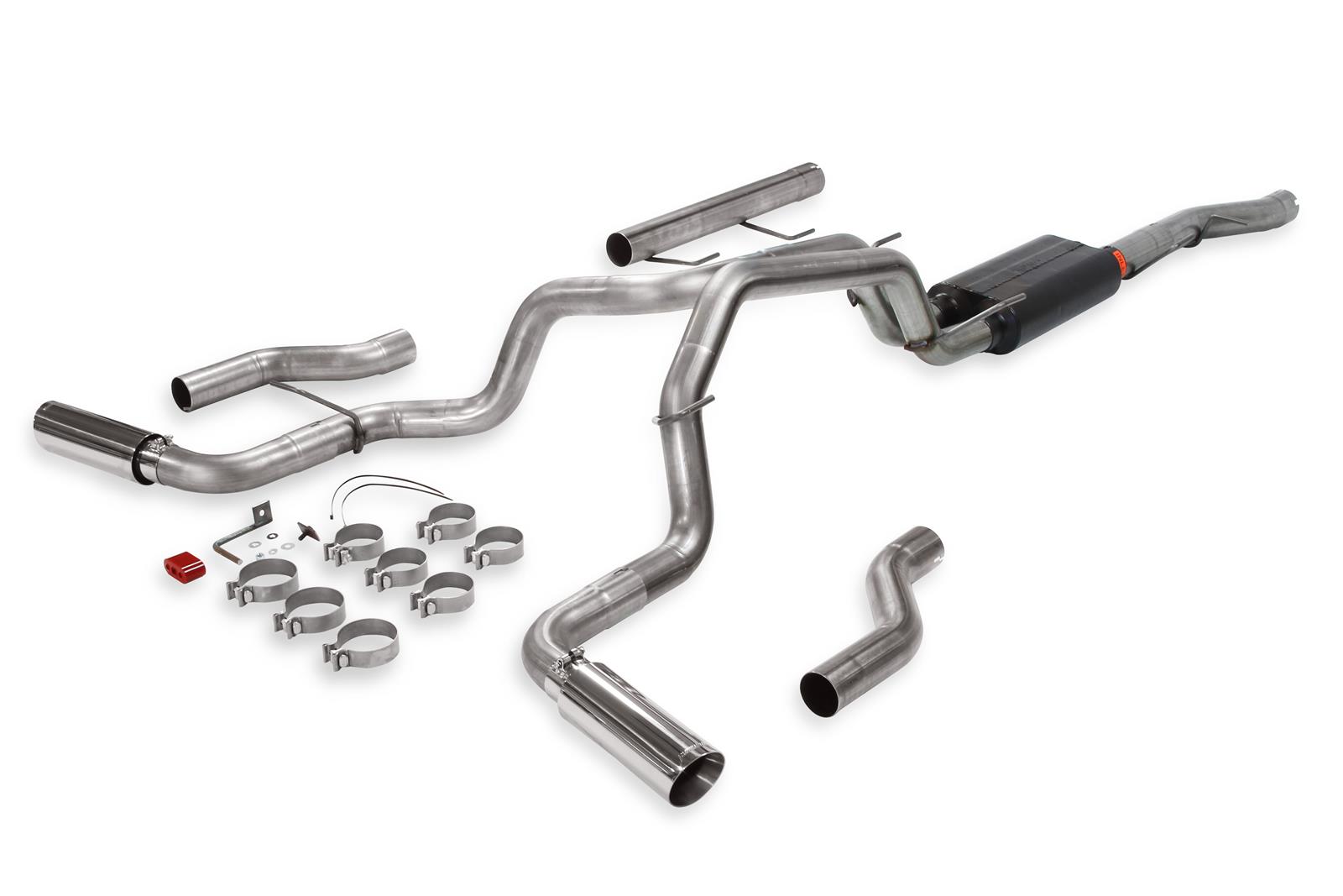 Flowmaster American Thunder Exhaust Systems 817932 System, Cat-back, Thunder, 409 Stainless Steel, Dual Exit, Ram, Kit thumbnail 6