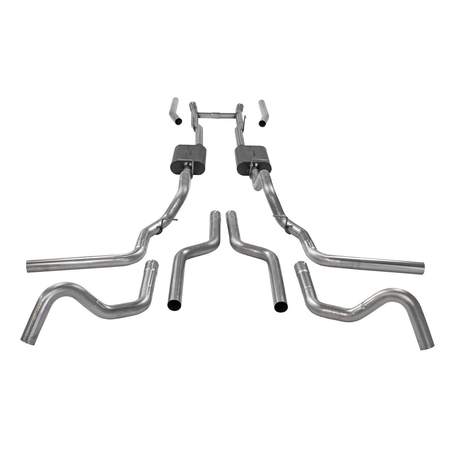 Flowmaster American Thunder Exhaust Systems 817938 System, Thunder, Header-Back, Stainless Steel, Ford, Standard Cab, Kit thumbnail 2