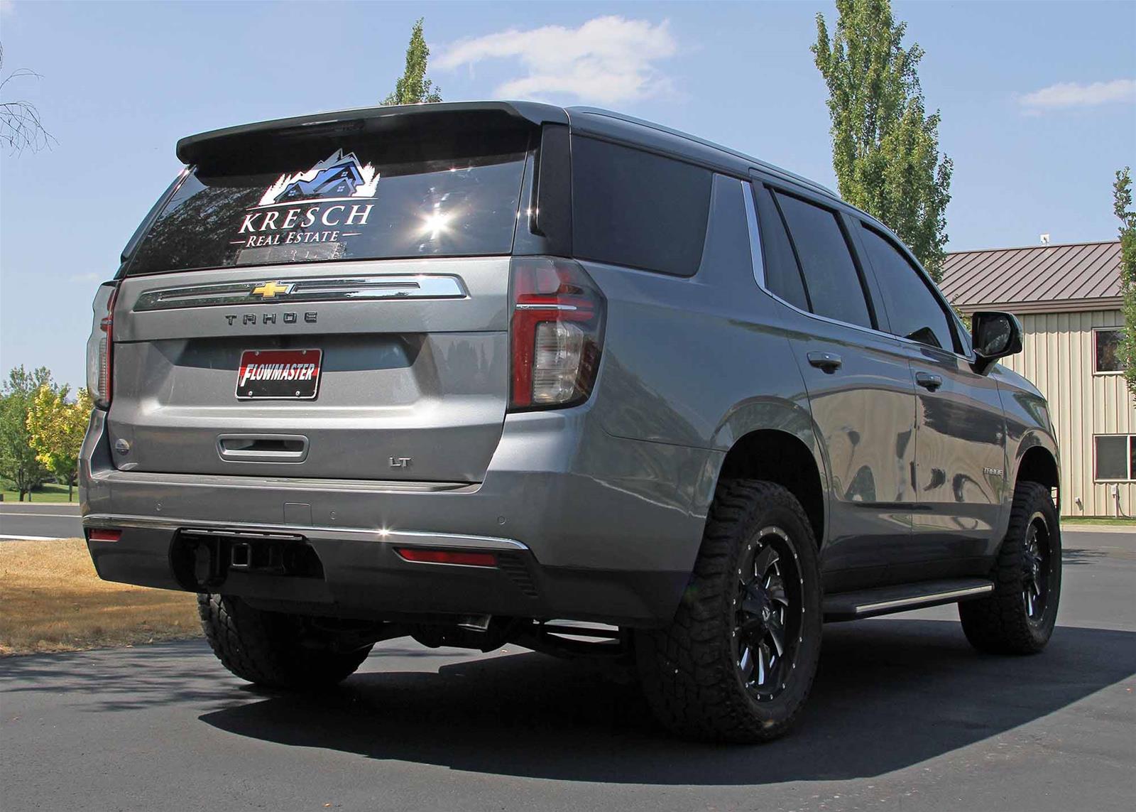 Flowmaster Force II Exhaust Systems for 2021-2026 TAHOE, YUKON - 817949 System, II, Cat-Back, 3.0 in Diameter, Single, Stainless Steel, Natural, Rear Exit, 3.5 in. Polished Tip, Chevy, 5.3L, Kit thumbnail 8