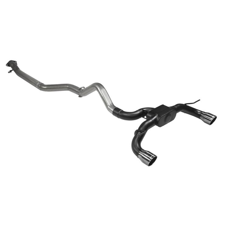 Flowmaster Outlaw Series Exhaust Systems 818101 System, Series, Cat-back, Stainless Steel, Natural/Black, Black Chrome Tips, Ford Bronco, Kit thumbnail 9