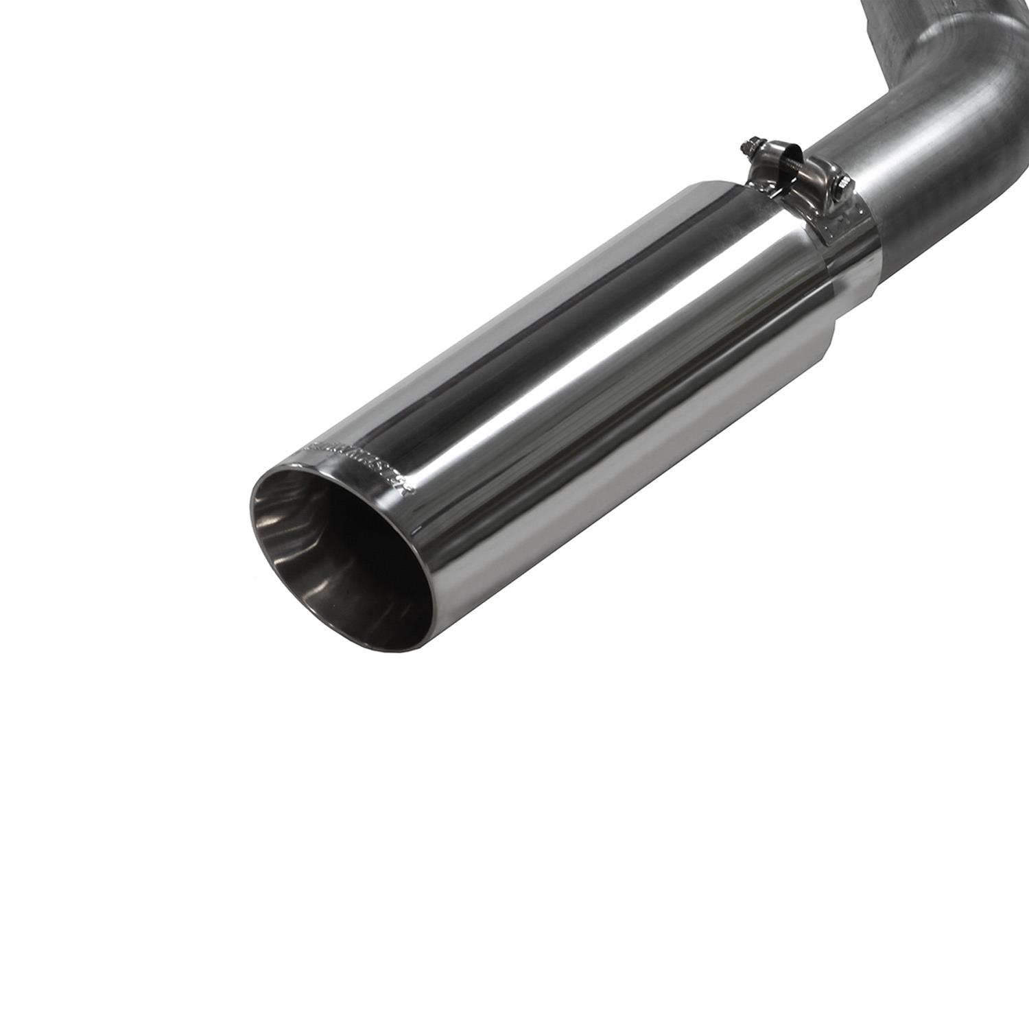 Flowmaster American Thunder Exhaust Systems 818113 System, Series, Cat-Back, Split Side/Split Side Exit, Stainless Steel, Natural, Polished Tips, Chevy, GMC, Kit thumbnail 4
