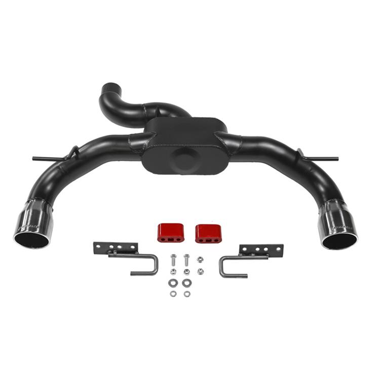 Flowmaster Outlaw Series Exhaust Systems for 2021-2025 BRONCO - 818120 System, Series, Axle-Back, Stainless Steel, Black, Black Chrome Tips, Ford Bronco, Kit thumbnail 6
