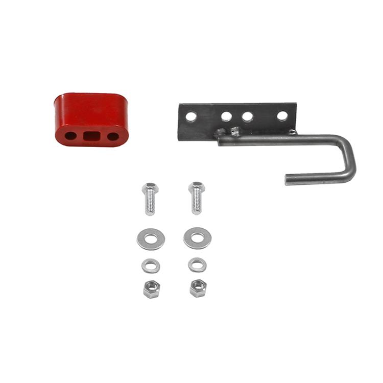 Flowmaster Outlaw High Clearance Muffler Delete Systems 818125 Eliminator Pipe, Series, 2.50 in. Pipe, 409 Stainless Steel, Natural, 3.00 in. Polished 304 Stainless Tip, Hangers Included, Ford, Each thumbnail 6