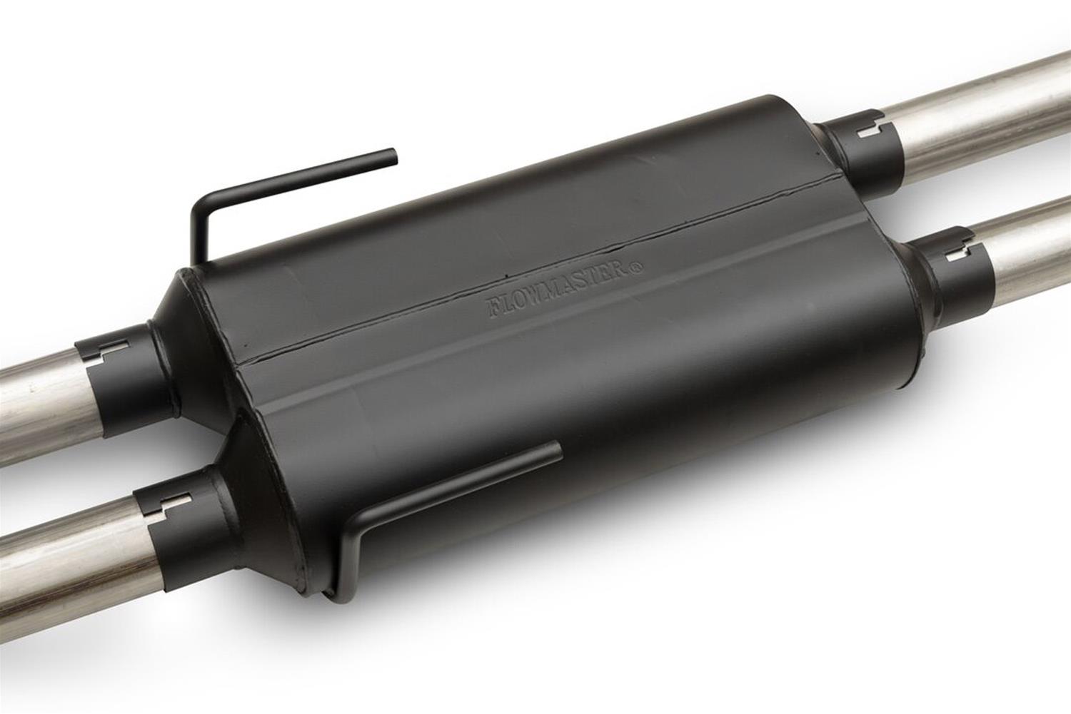 Flowmaster Outlaw Series Exhaust Systems for 2022-2025 TUNDRA - 818139 System, Cat-back, Series, 2.50 in., 409 Stainless Steel, Natural, 3.50 in. Black Tip, Split Side, Split Rear, Toyota, Kit thumbnail 2