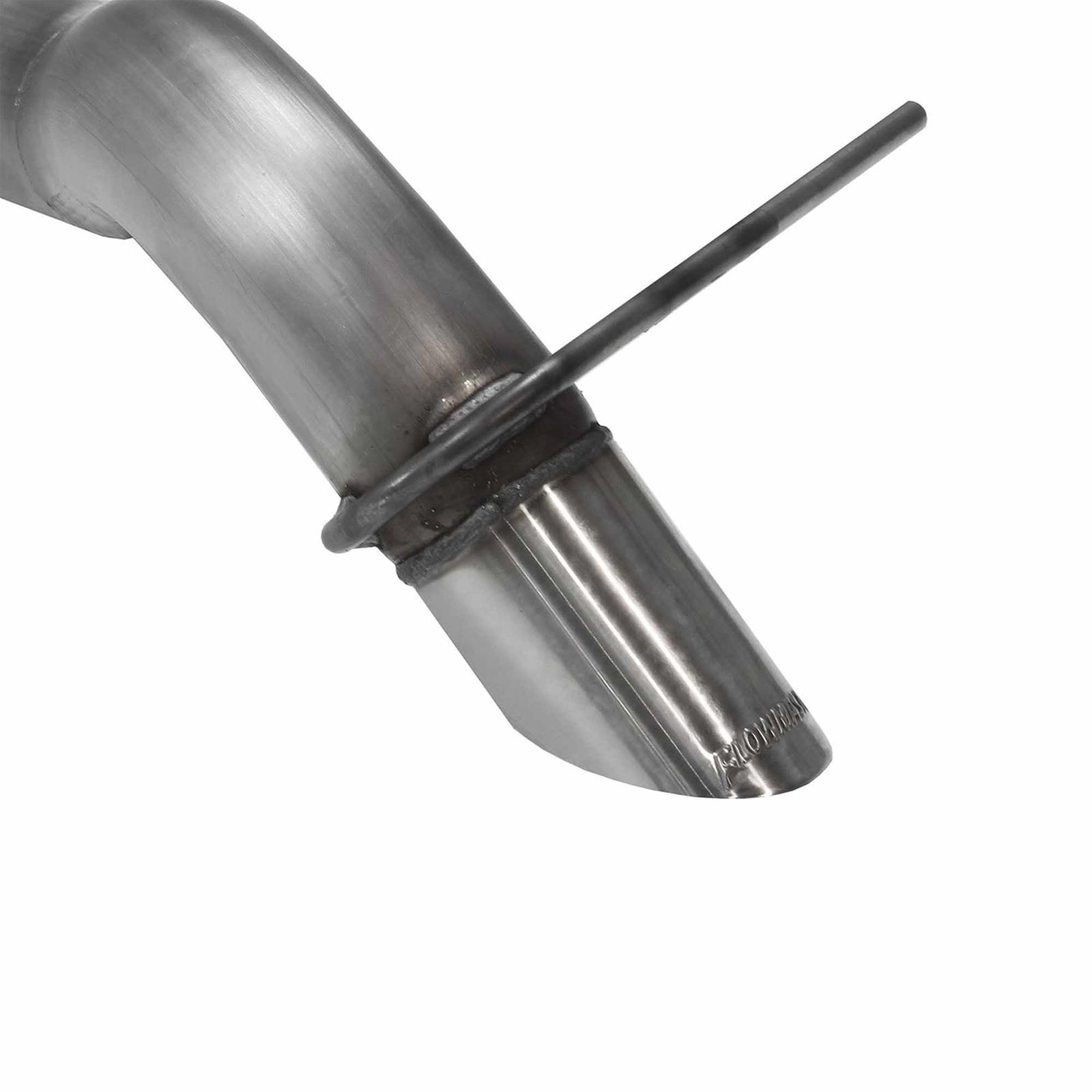 Flowmaster Outlaw Series Exhaust Systems 818145 System, Series, Cat-Back, No Muffler, 409 Stainless Steel, Natural, 3.0 in. Polished Tip, Ford, 2.7L, 2.3L, Kit
