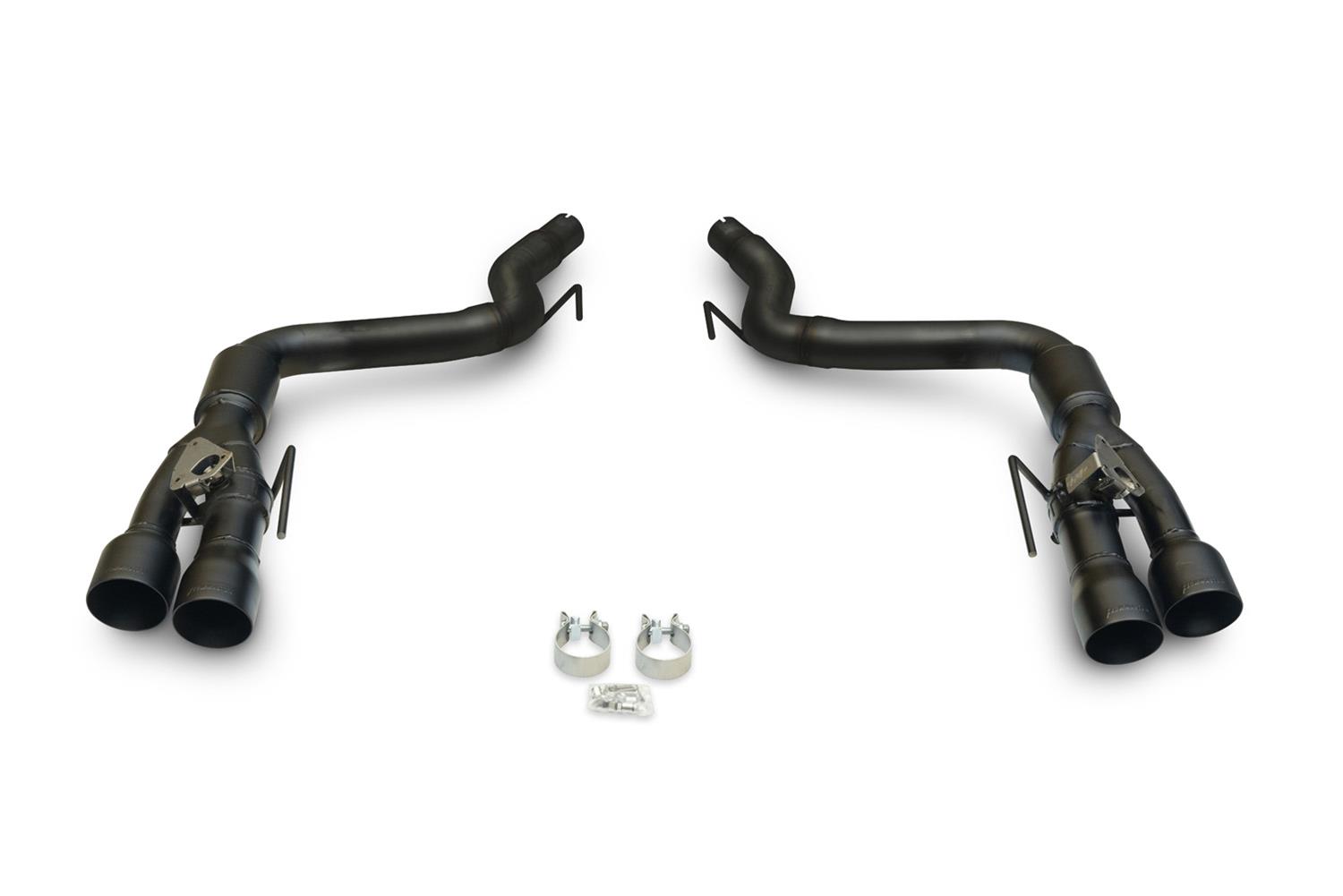 Flowmaster Outlaw Series Exhaust Systems 818159 System, Series, Rear Axle-Back, Active-Valve, 304 Stainless Steel, Black, 3 in. Diameter, 4 in. Black Quad Tips, Ford, Kit thumbnail 3