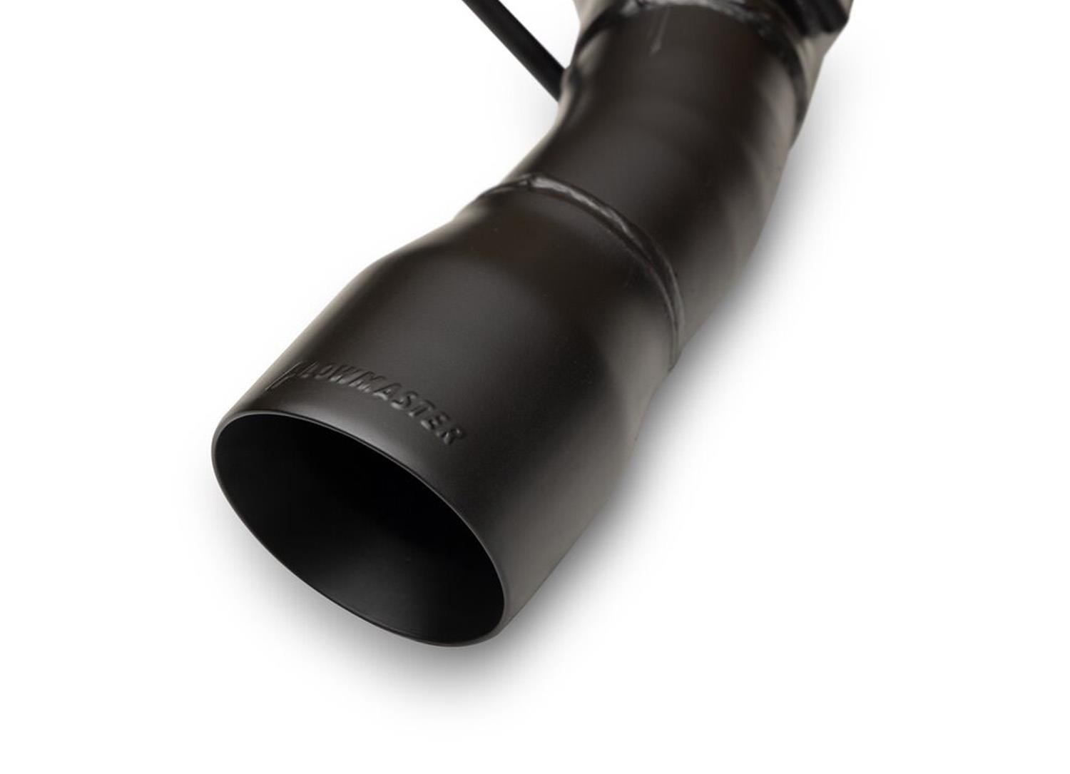 Flowmaster Outlaw Series Exhaust Systems 818160 System, Series, Rear Axle-Back, 304 Stainless Steel, Black, 3 in. Diameter, 4 in. Black Dual Tips, Ford, Kit