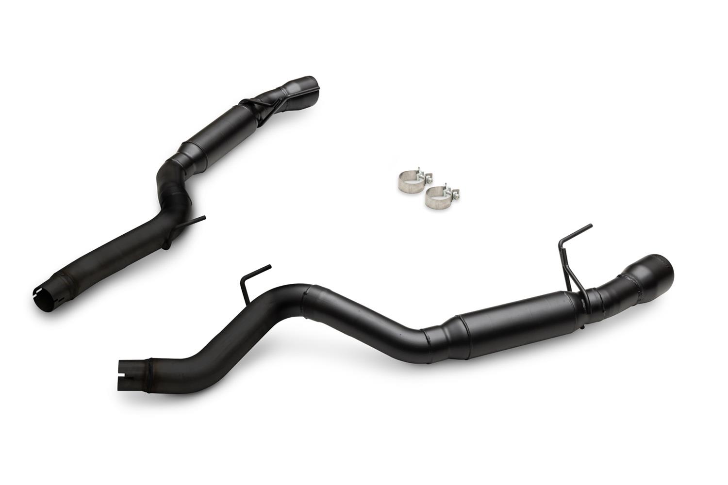 Flowmaster Outlaw Series Exhaust Systems 818160 System, Series, Rear Axle-Back, 304 Stainless Steel, Black, 3 in. Diameter, 4 in. Black Dual Tips, Ford, Kit thumbnail 3