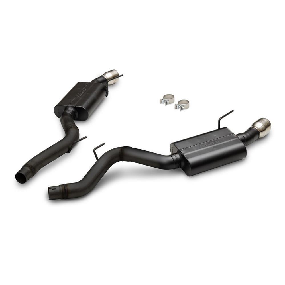 Flowmaster Stainless Steel American Thunder Exhaust Systems for 2024-2026 MUSTANG - 818162 Systems, Thunder, Rear Axle-back, Dual, Black, Split Rear Exit, Polished Tips, Ford, 2.3L, 5.0L, Kit thumbnail 3
