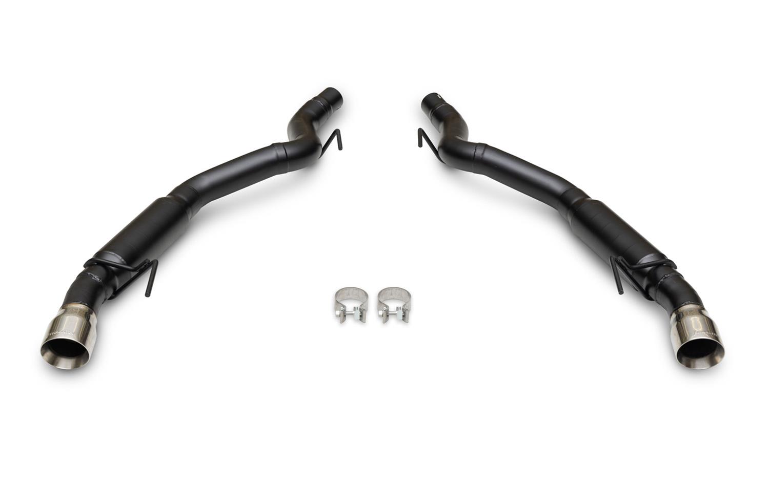 Flowmaster Outlaw Series Exhaust Systems 818163 System, Series, Rear Axle-Back, 304 Stainless Steel, Black, 3 in. Diameter, 4 in. Polished Dual Tips, Ford, Kit thumbnail 5