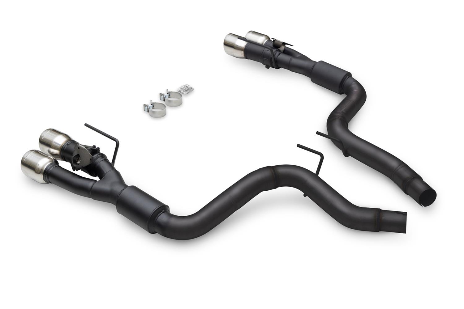 Flowmaster Outlaw Series Exhaust Systems 818164 System, Series, Rear Axle-Back, 304 Stainless Steel, Black, 3 in. Diameter, 4 in. Polished Quad Tips, Ford, Kit thumbnail 3