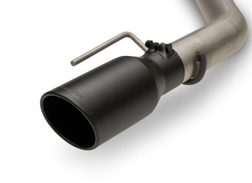 Flowmaster American Thunder Exhaust Systems 818169 System, Cat-back, Thunder, 409 Stainless Steel, 4.50 in. Black Ceramic Coated Tips, Dual Rear Exit, Ford, F150, Kit thumbnail 5