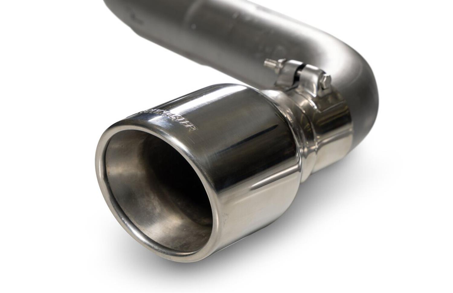 Flowmaster American Thunder Exhaust Systems 818176 System, Cat-back, Series, 3.00 in., 409 Stainless Steel, Natural, 4.00 in. Polished Tip, Split Side, Split Rear, Toyota, Kit thumbnail 4