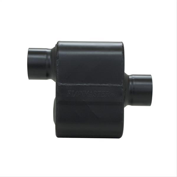 Flowmaster Super 10 Series 409 Stainless Steel 3 Inch Muffler 843016 Muffler, Series, 3.0 in. Inlet/3.0 in. Outlet, Steel, Black, Each thumbnail 4