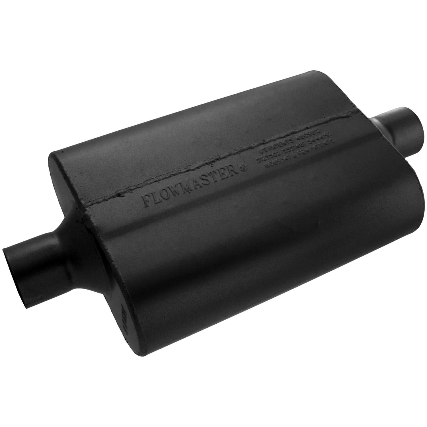 Flowmaster 40 Series Delta Flow Steel 2.25 Inch Muffler 942440 Muffler, Series, 2 1/4 in. Inlet/2 1/4 in. Outlet, Steel, Black, Each thumbnail 2