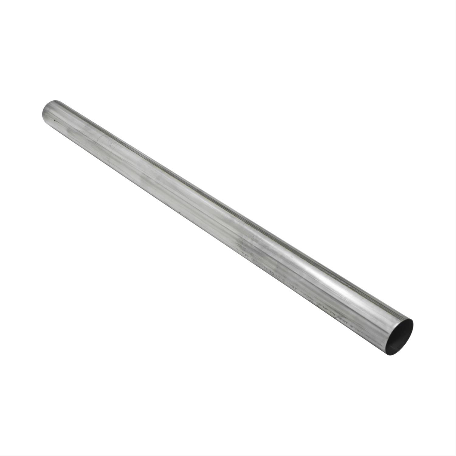 Flowmaster Straight Exhaust Tubing 2.5 Inch 409 Stainless Steel Pipe MB125048 Pipe, Straight, 16-gauge, Steel, Natural, in. O.D., 4 ft. Length, Each thumbnail 2