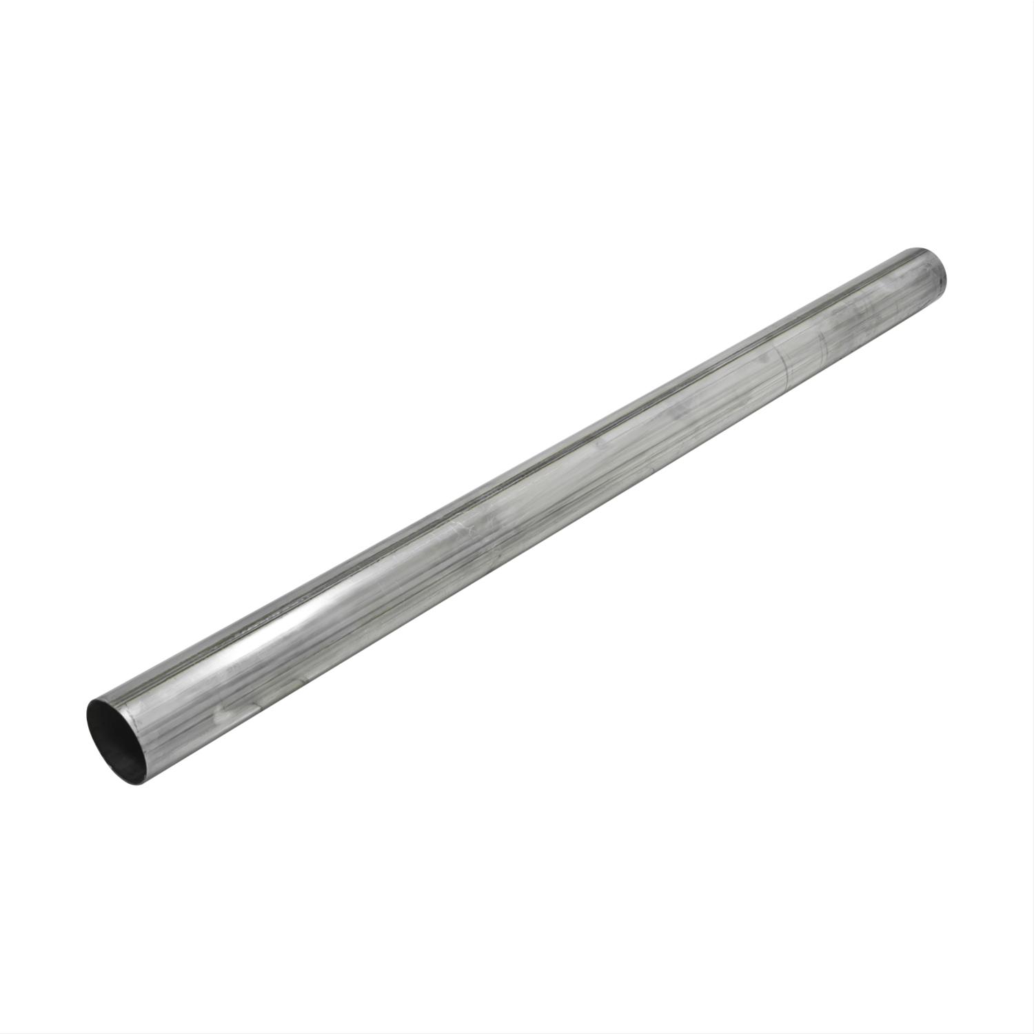 Flowmaster Straight Exhaust Tubing 3 Inch 409 Stainless Steel Pipe MB130048 Pipe, Straight, 16-gauge, Steel, Natural, 3.0 in. O.D., 4 ft. Length, Each