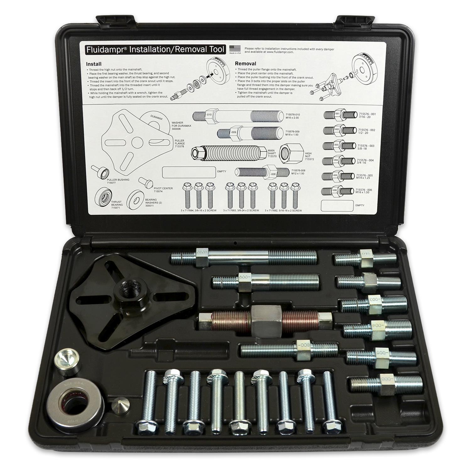 Fluidampr Harmonic Balancer Installation Tool Kit Fluidampr Harmonic Balancer Installation Tool Kit