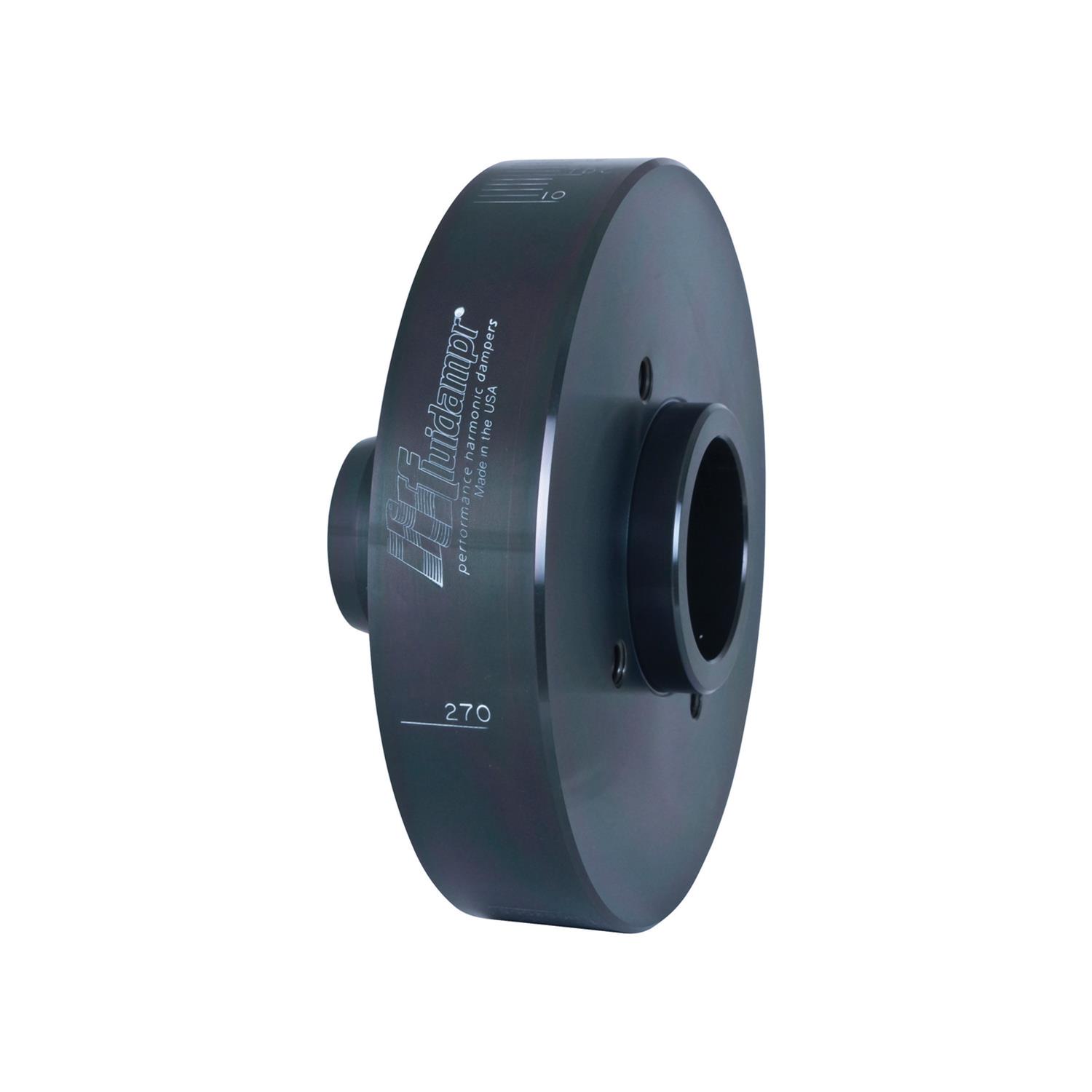 Fluidampr Harmonic Dampers 650401 Balancer, Internal Balance, Steel, Black, Pontiac, V8, Each