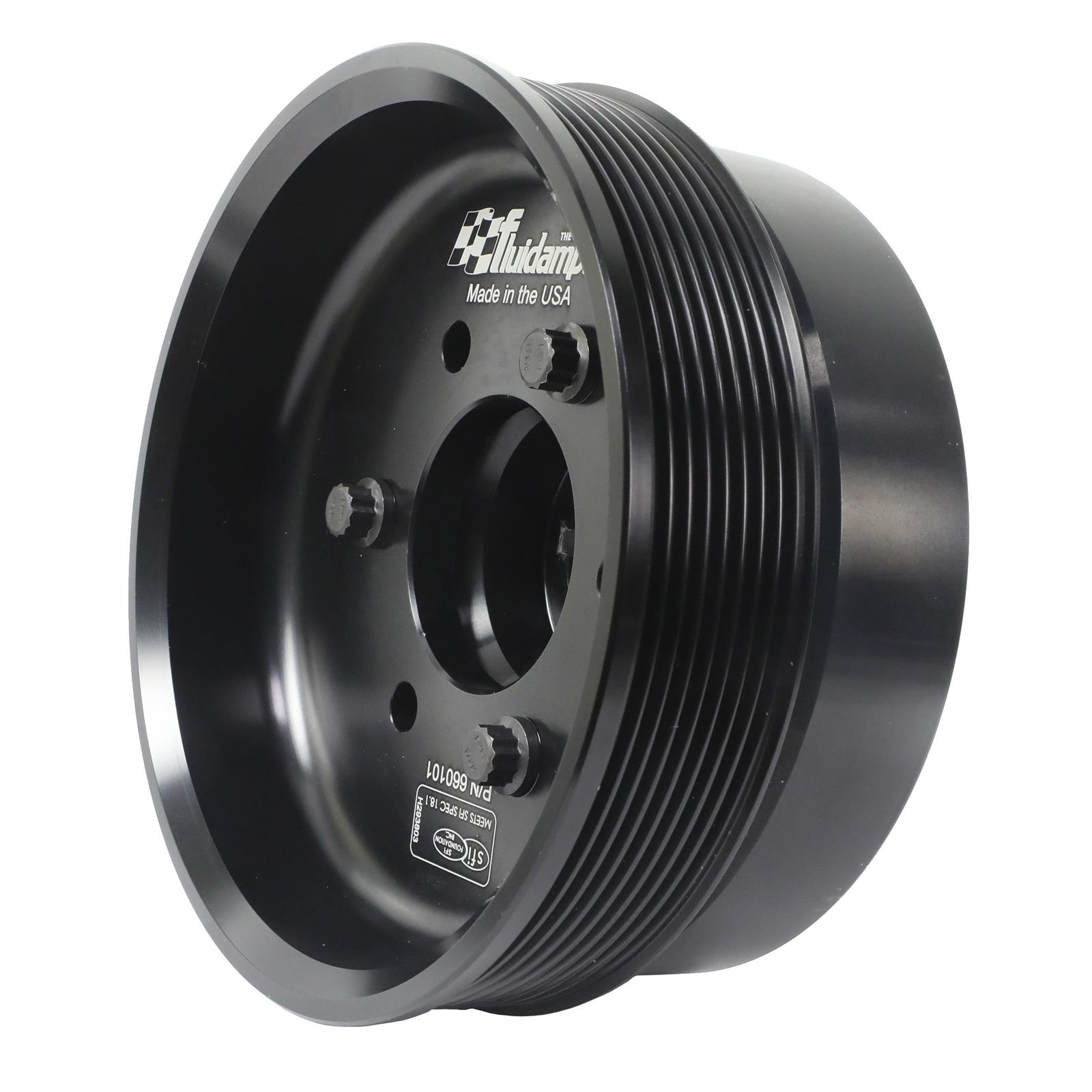Fluidampr Chevy LSX 6-1/4in Damper w/Single 8 Rib 6.57in Dia Pulley Steel Internally Balanced Damper thumbnail 3