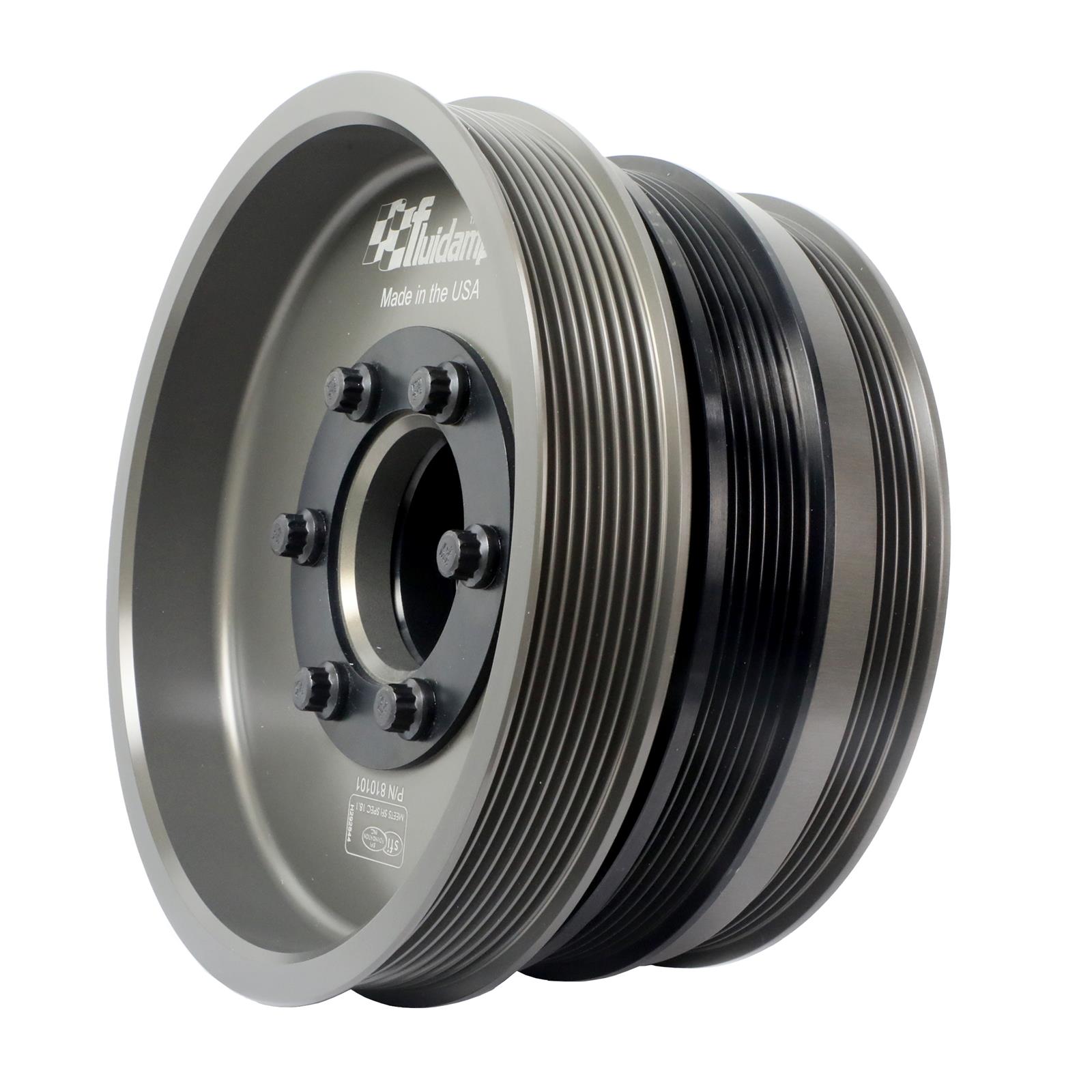 Fluidampr 12-15 Chevrolet Camaro ZL1 6.2L LSA Supercharged Steel Internally Balanced Damper thumbnail 3