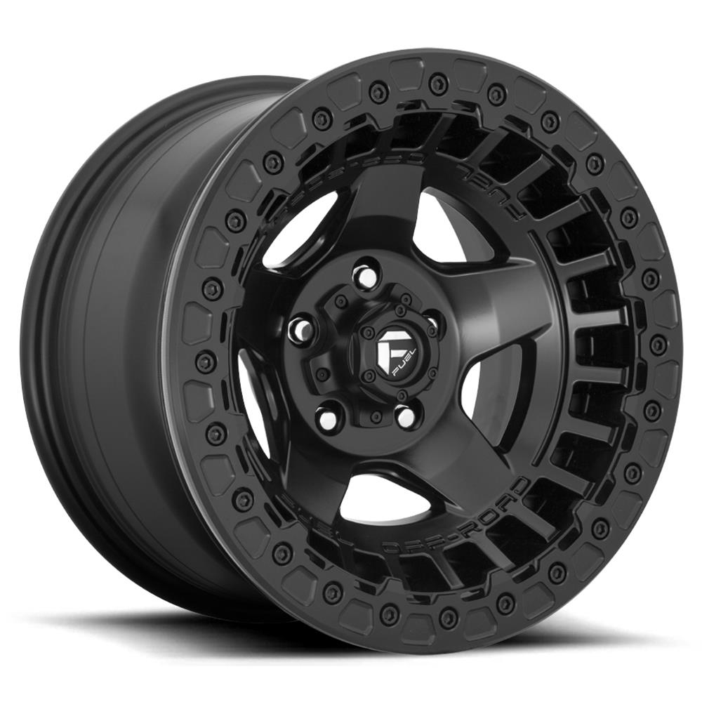 Fuel Off-Road Warp D118 Matte Black Beadlock Wheels 17x9 WARP 6x139.70 MATTE BLACK (-15 mm)