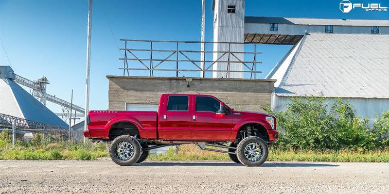 Fuel Off-Road Assault D246 Series Chrome Wheels with Gloss Black Lip 20x10 Wheels, Assault, 8x170 P 4.75 -18 125.1, P -Chrome thumbnail 6