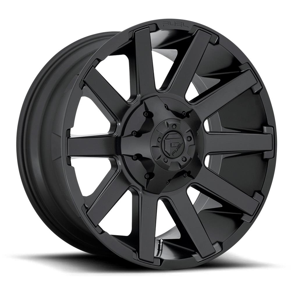 Fuel Off-Road Contra D437 Matte Black Wheels 20x9 MAVERICK 8x165.10 SATIN BLACK (20 mm)