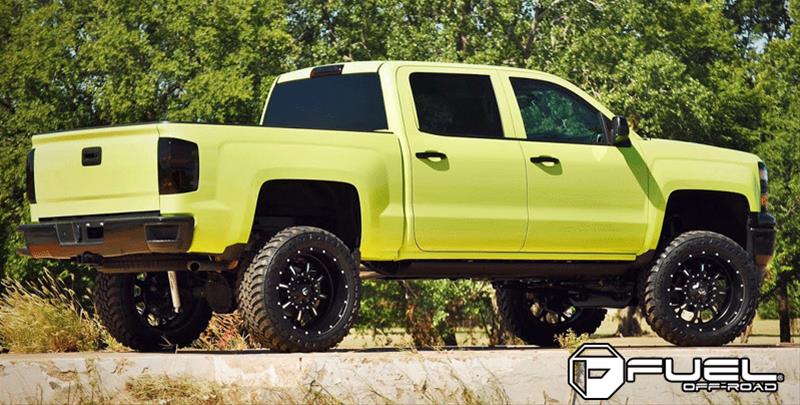 Fuel Off-Road Krank D517 Series Matte Black with Milled Accents Wheels 17x9 Wheels, Krank, 5x5.0 5x5.5 NB 5.75/20 87.1, NB -BLK MIL thumbnail 5
