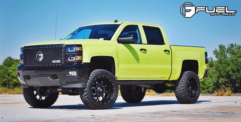 Fuel Off-Road Krank D517 Series Matte Black with Milled Accents Wheels 17x9 Wheels, Krank, 5x5.0 5x5.5 NB 5.75/20 87.1, NB -BLK MIL thumbnail 8