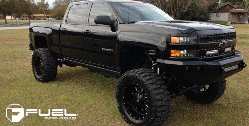 Fuel Off-Road Krank D517 Series Matte Black with Milled Accents Wheels 17x9 Wheels, Krank, 5x5.0 5x5.5 NB 5.75/20 87.1, NB -BLK MIL thumbnail 7