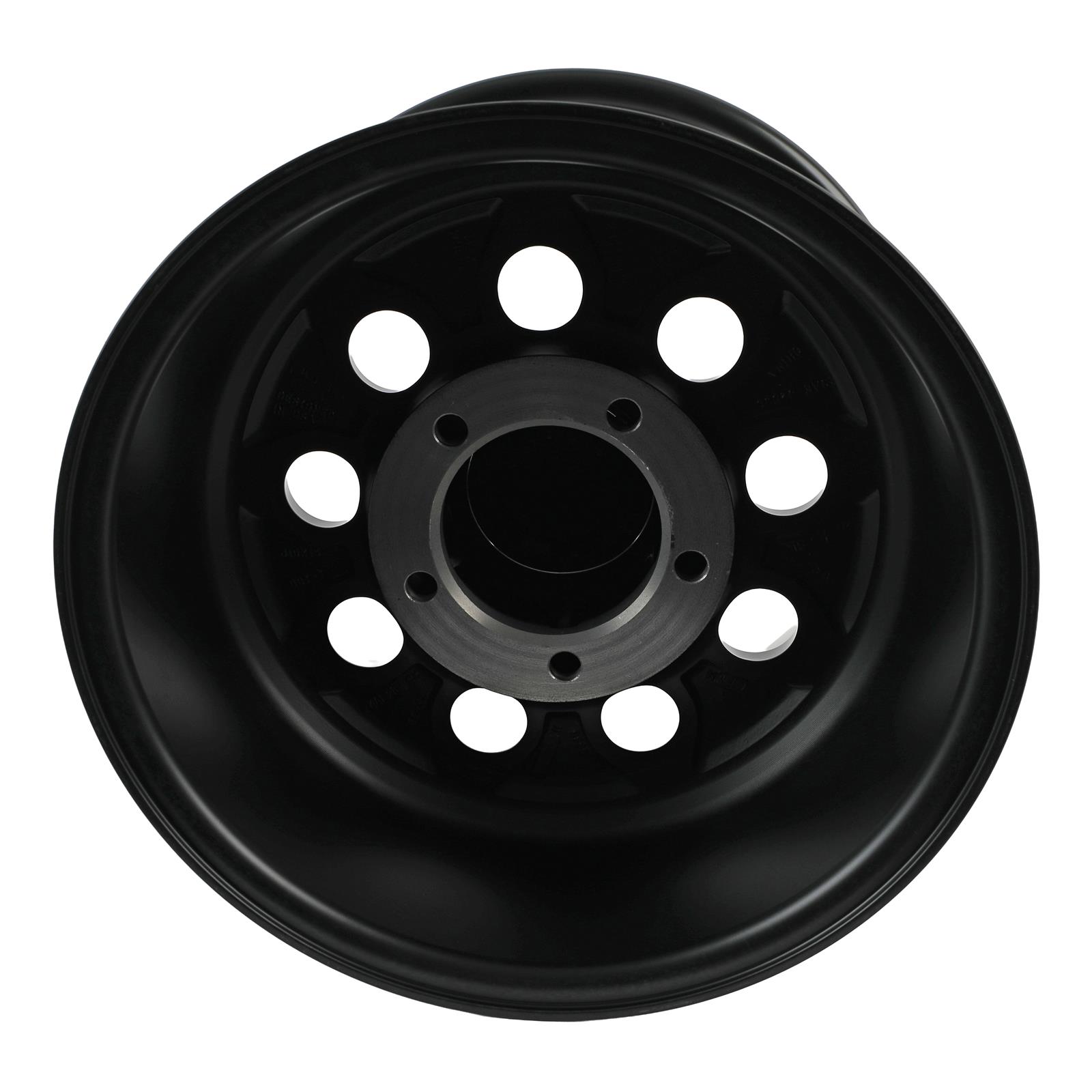 Fuel Off-Road Revolver D525 Series Matte Black with Milled Accents Wheels 15x10 Wheel, D525, Aluminum, Black, 15 in. x 10.0 in, 5 x 5.50 in. Bolt Circle, 3.75 in. Backspace thumbnail 5
