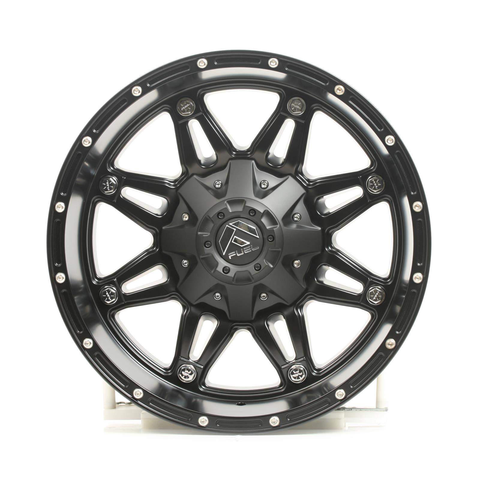 Fuel Off-Road Hostage D531 Series Matte Black Wheels 17x9 Wheel, D531, 17 in. x 9 in., Aluminum, Black, 6 x 5.50 in./135mm Bolt Circle, 4.50 in. Backspace