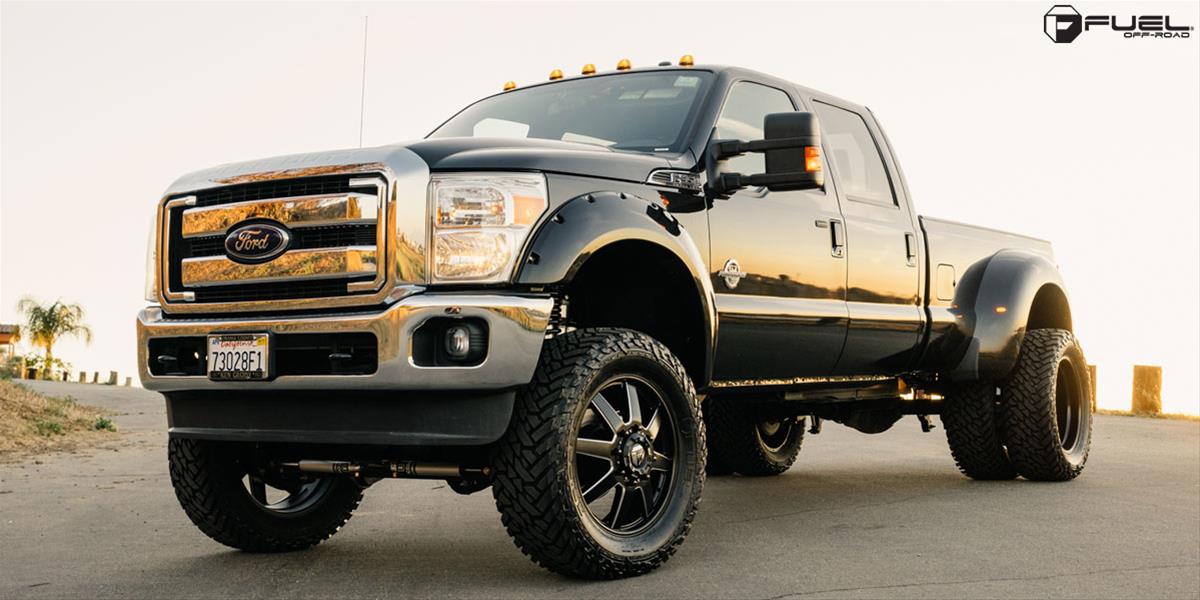 Fuel Off-Road Maverick D538 Series Matte Black Dually Wheels with Milled Accents 17x6.5 Wheels, Front (New), Front (New) 8x200 NBD8.48 116 142.2, NBD-Matte BLK MIL thumbnail 9