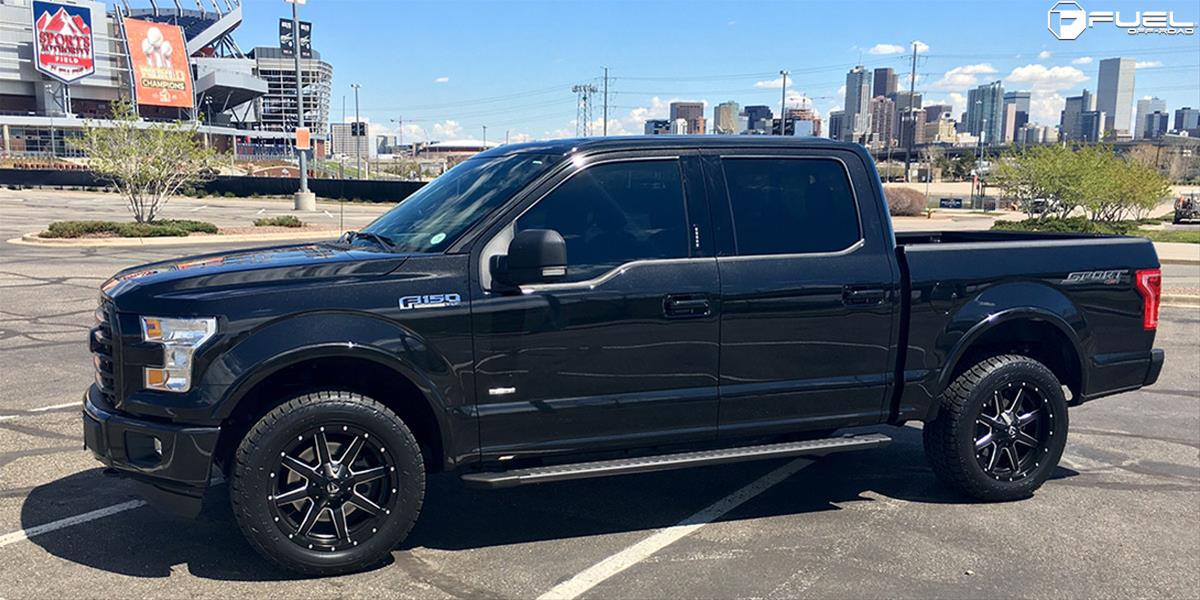 Fuel Off-Road Maverick D538 Series Matte Black with Milled Accents Wheels 17x8.5 Wheels, Maverick, 6x4.5 6x5.5 NBD5.5 20 78.1, NBD-Matte BLK MIL thumbnail 6