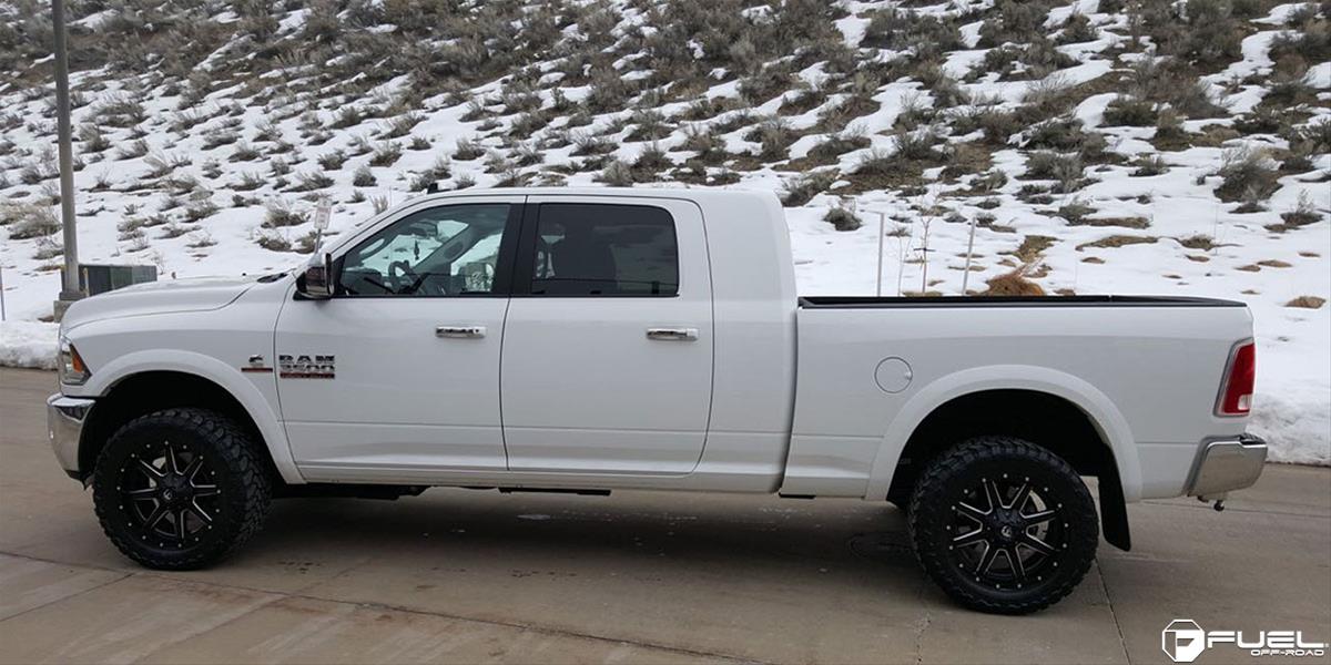 Fuel Off-Road Maverick D538 Series Matte Black with Milled Accents Wheels 17x8.5 Wheels, Maverick, 6x4.5 6x5.5 NBD5.5 20 78.1, NBD-Matte BLK MIL thumbnail 9
