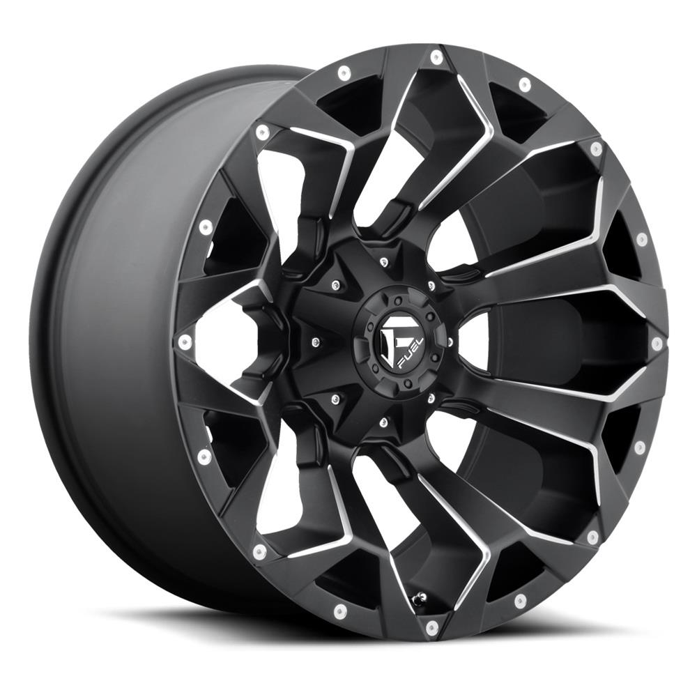 Fuel Off-Road Assault D546 Series Matte Black Wheels with Milled Accents 17x8.5 ASSAULT 17X8.5 5X4.25/5.0 71.5 NBD 25MM
