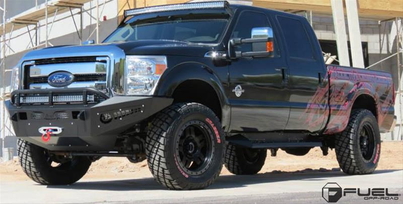 Fuel Off-Road Anza D557 Series Matte Black with Anthracite Ring Wheels 18x8 Wheels, ANZA, ANZA 5x110 BD 5.50/27 65.1, BD -Matte BLK thumbnail 7