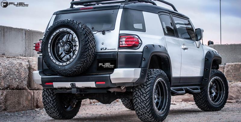 Fuel Off-Road Anza D557 Series Matte Black with Anthracite Ring Wheels 18x8 Wheels, ANZA, ANZA 5x110 BD 5.50/27 65.1, BD -Matte BLK thumbnail 4