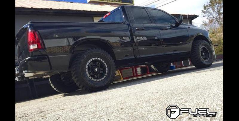 Fuel Off-Road Anza D557 Series Matte Black with Anthracite Ring Wheels 18x8 Wheels, ANZA, ANZA 5x110 BD 5.50/27 65.1, BD -Matte BLK thumbnail 8