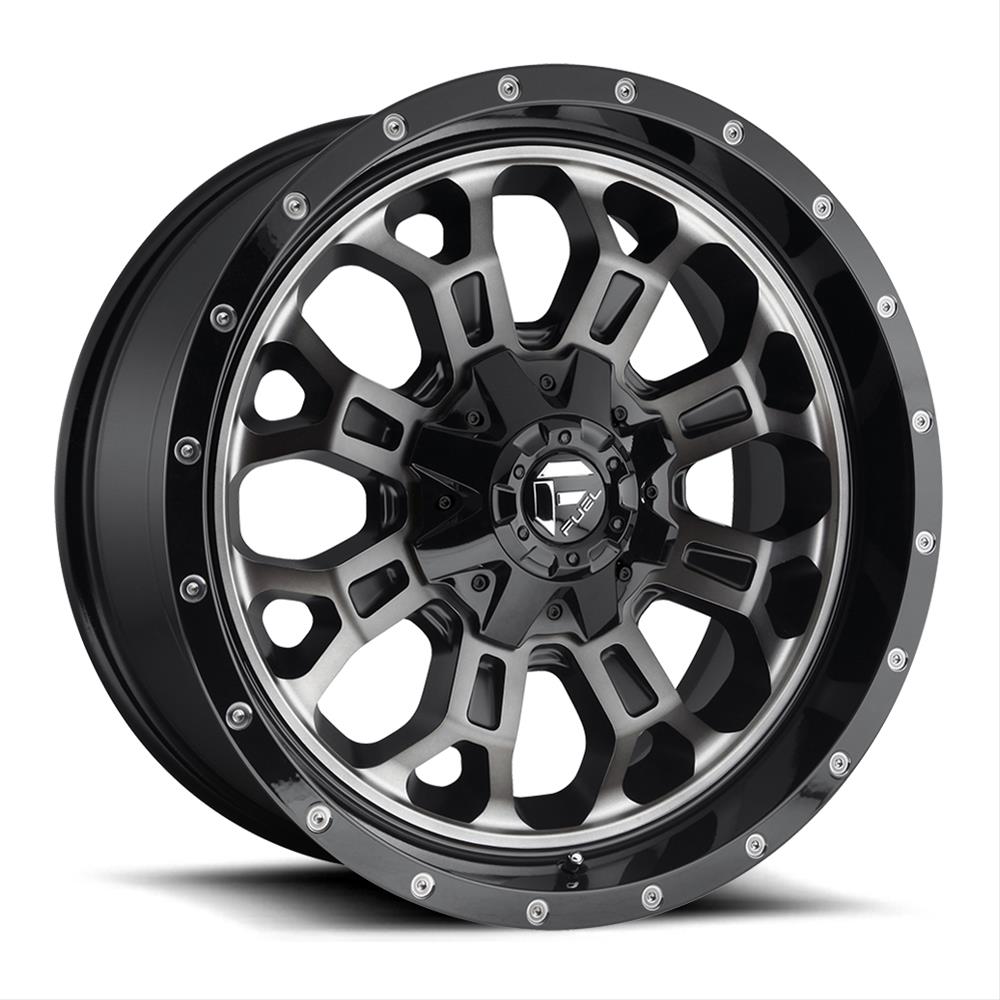 Fuel Off-Road Crush D561 Machined Wheels 18x9 Wheel, Crush, 18 x 9, Aluminum, Machined, 6 x 135mm Bolt Pattern, +19mm Offset, 5.750 in. Backspace, Each