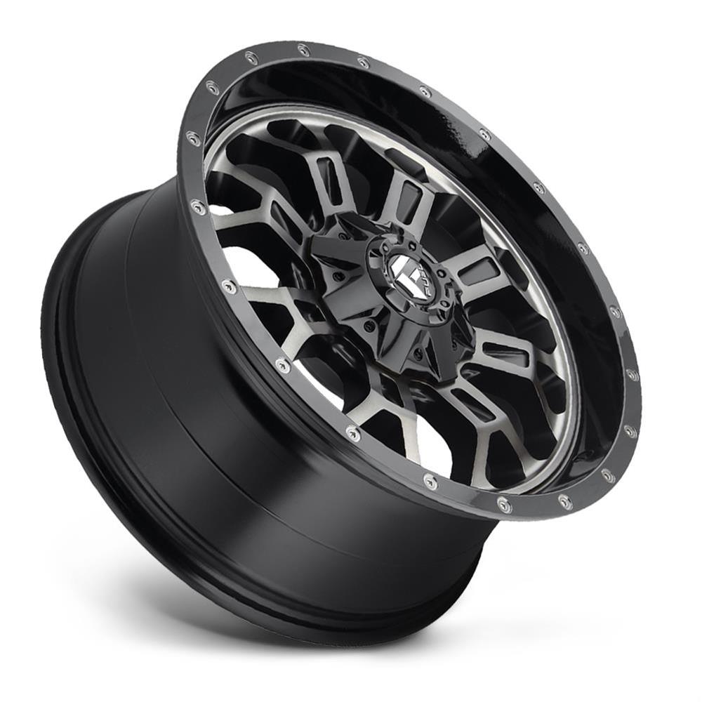 Fuel Off-Road Crush D561 Machined Wheels 20x9 Wheel, Crush, 20 x 9, Aluminum, Machined, 6 x 135mm Bolt Pattern, +19mm Offset, 5.750 in. Backspace, Each thumbnail 3